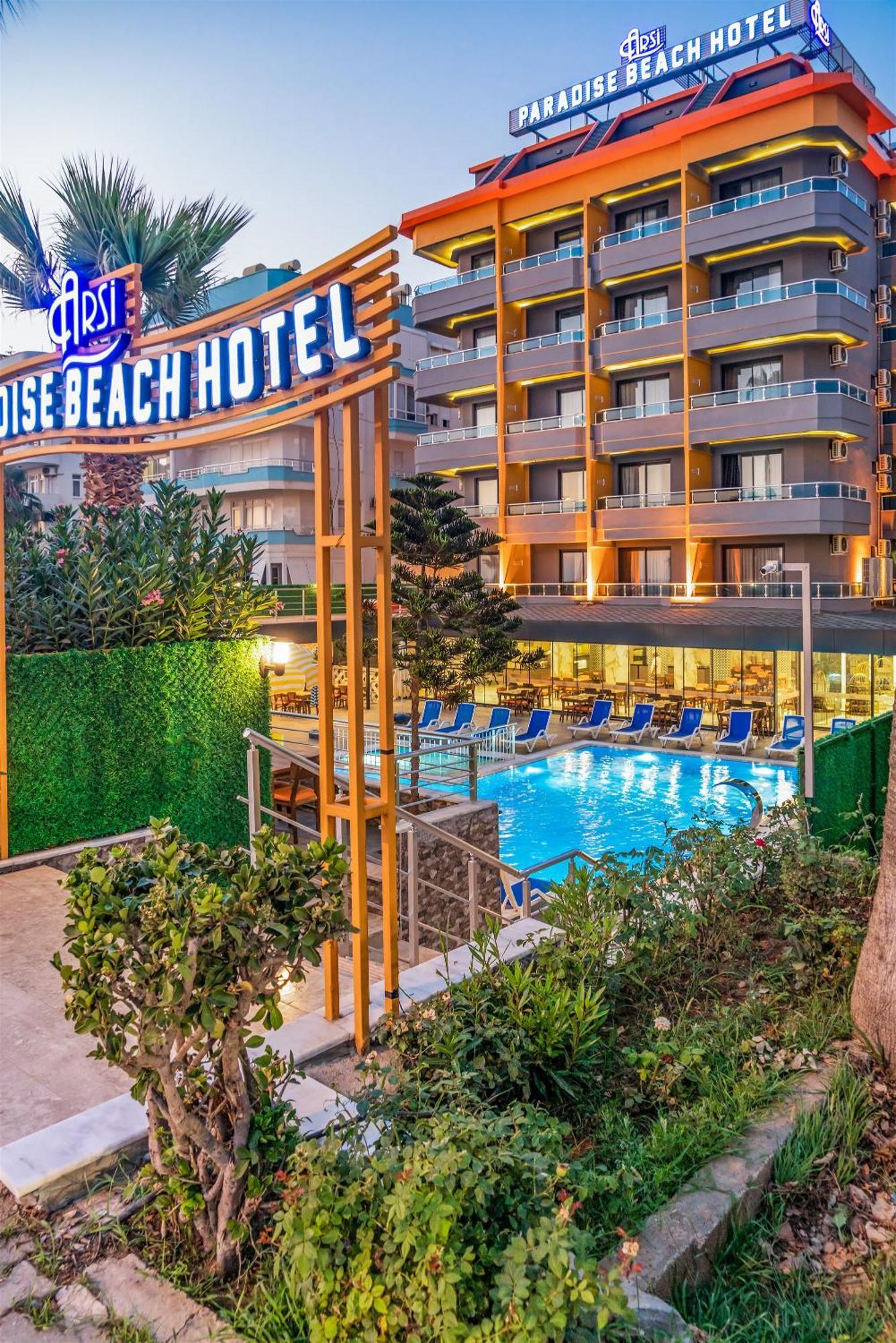 Arsi Paradise Beach Hotel 阿拉尼亚 外观 照片